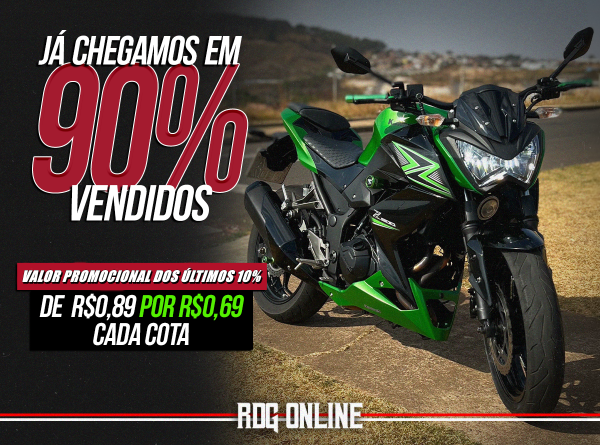 62º EDIÇÃO MOTO KAWASAKI Z300 OU 20MIL